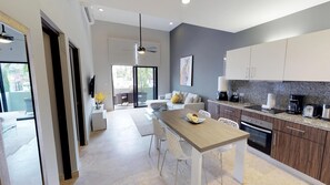 Apartment, 1 King-Bett, Gartenblick (Palmares A04- 1Bedroom exquisite) | Innenbereich