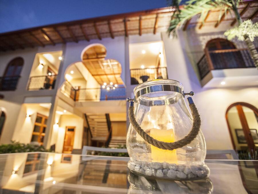 Front of property - evening/night