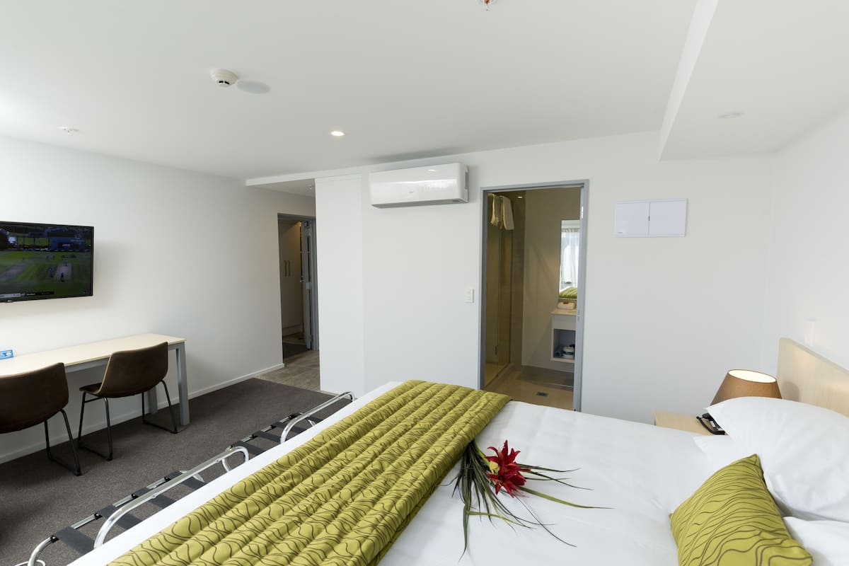 1 slaapkamer, luxe beddengoed, donzen dekbedden, pillowtop-bedden