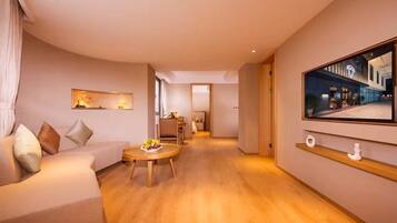 精緻套房 | 起居區 | LCD 液晶電視