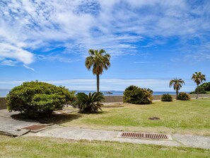 Vue sur la campagne depuis l’hébergement