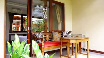 Chambre Double Standard, 1 lit double | Terrasse/Patio