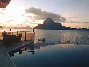 Uitzicht vanuit accommodatie