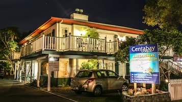 Front of property – evening/night
