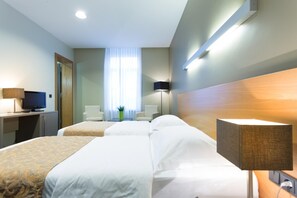 Desk, soundproofing, rollaway beds, bed sheets