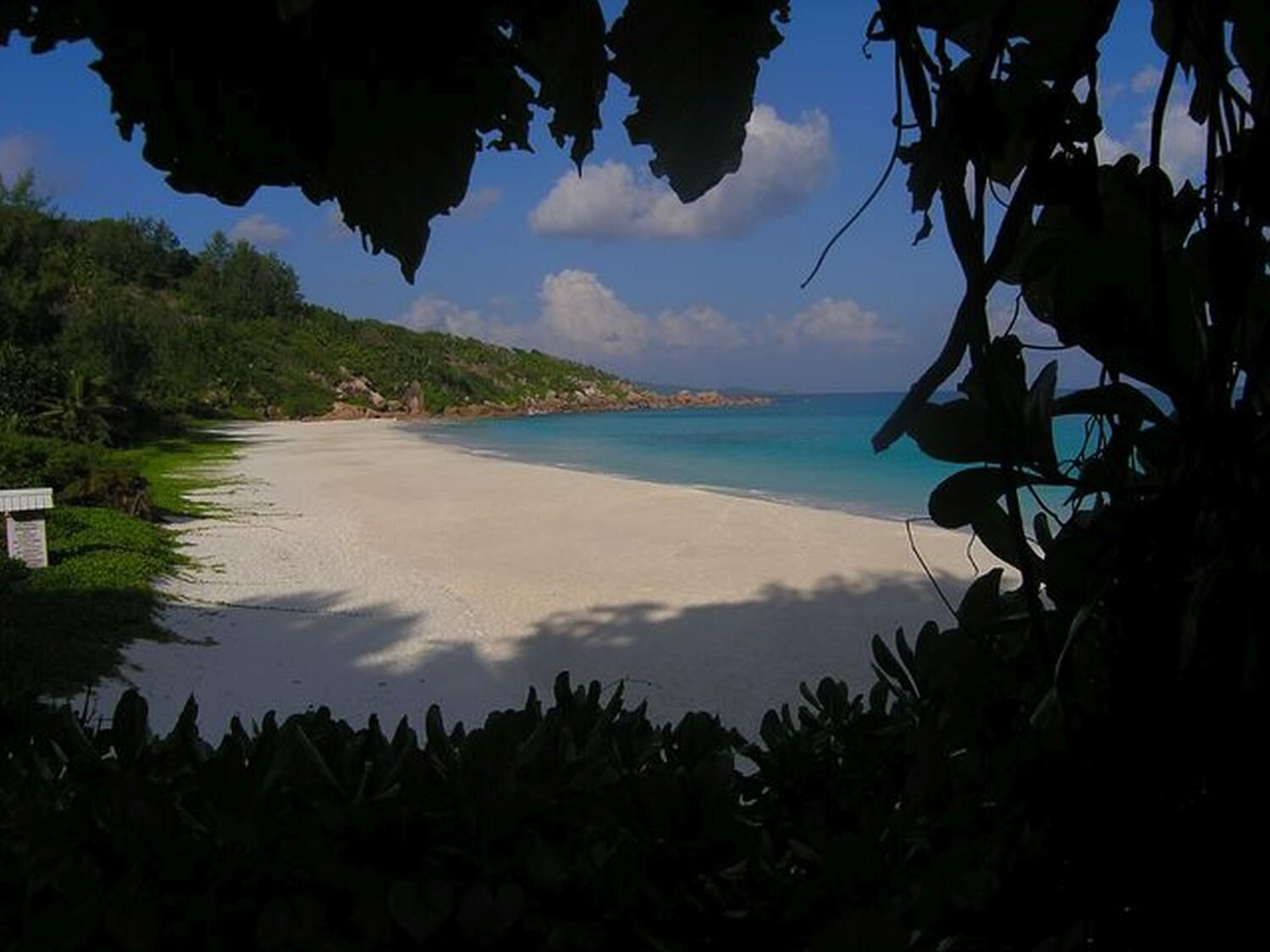 Beach nearby, white sand