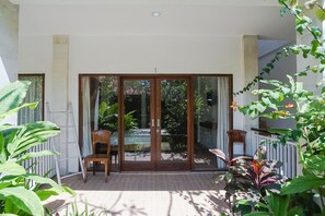 Habitación Deluxe, vista a la alberca | Vista desde la habitación