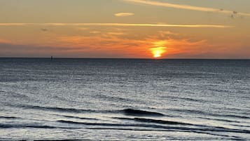 Uitzicht op strand/zee