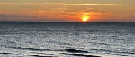 Uitzicht op strand/zee