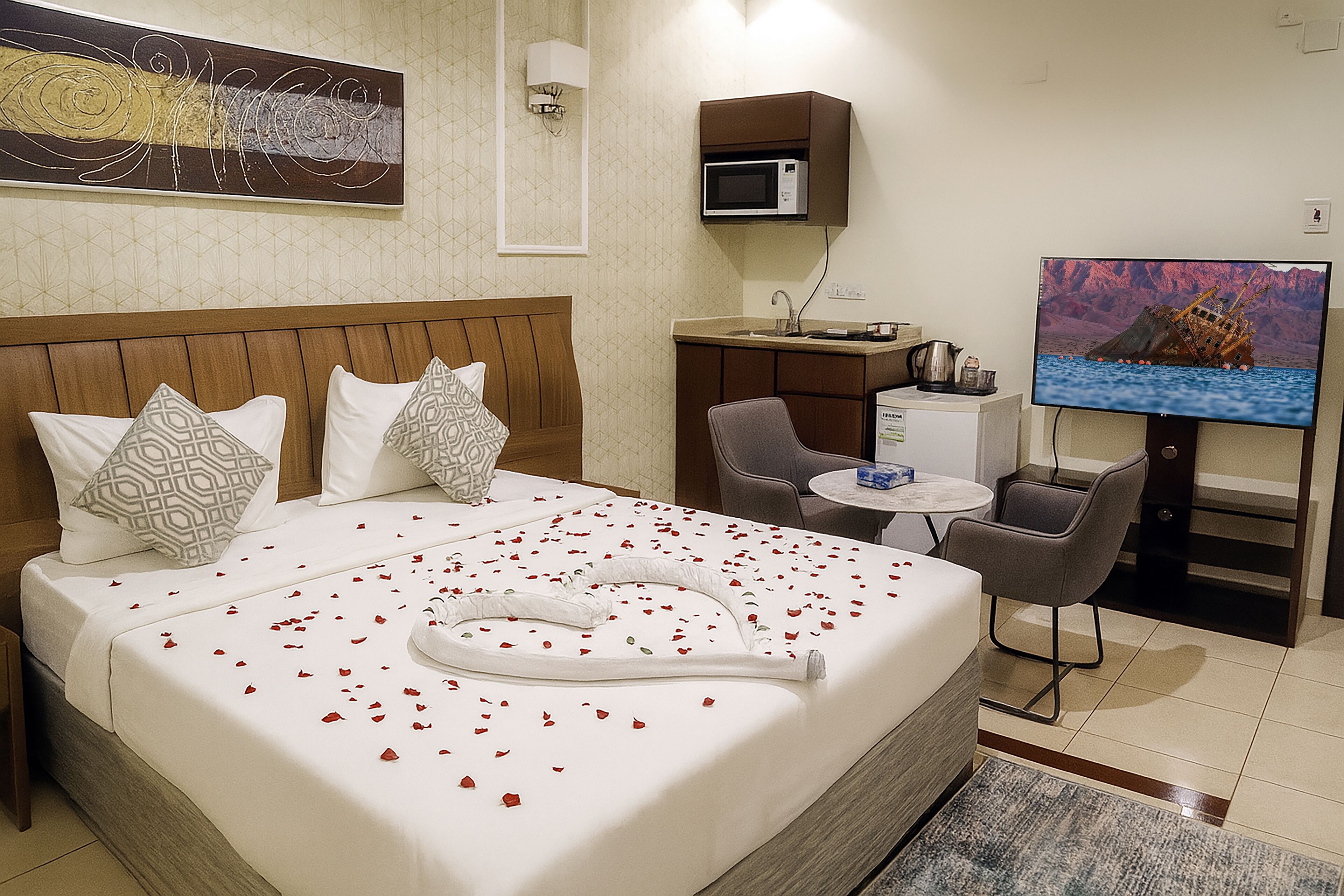 客房, 1 间卧室 | 遮光窗帘、隔音、熨斗/熨板、免费 WiFi