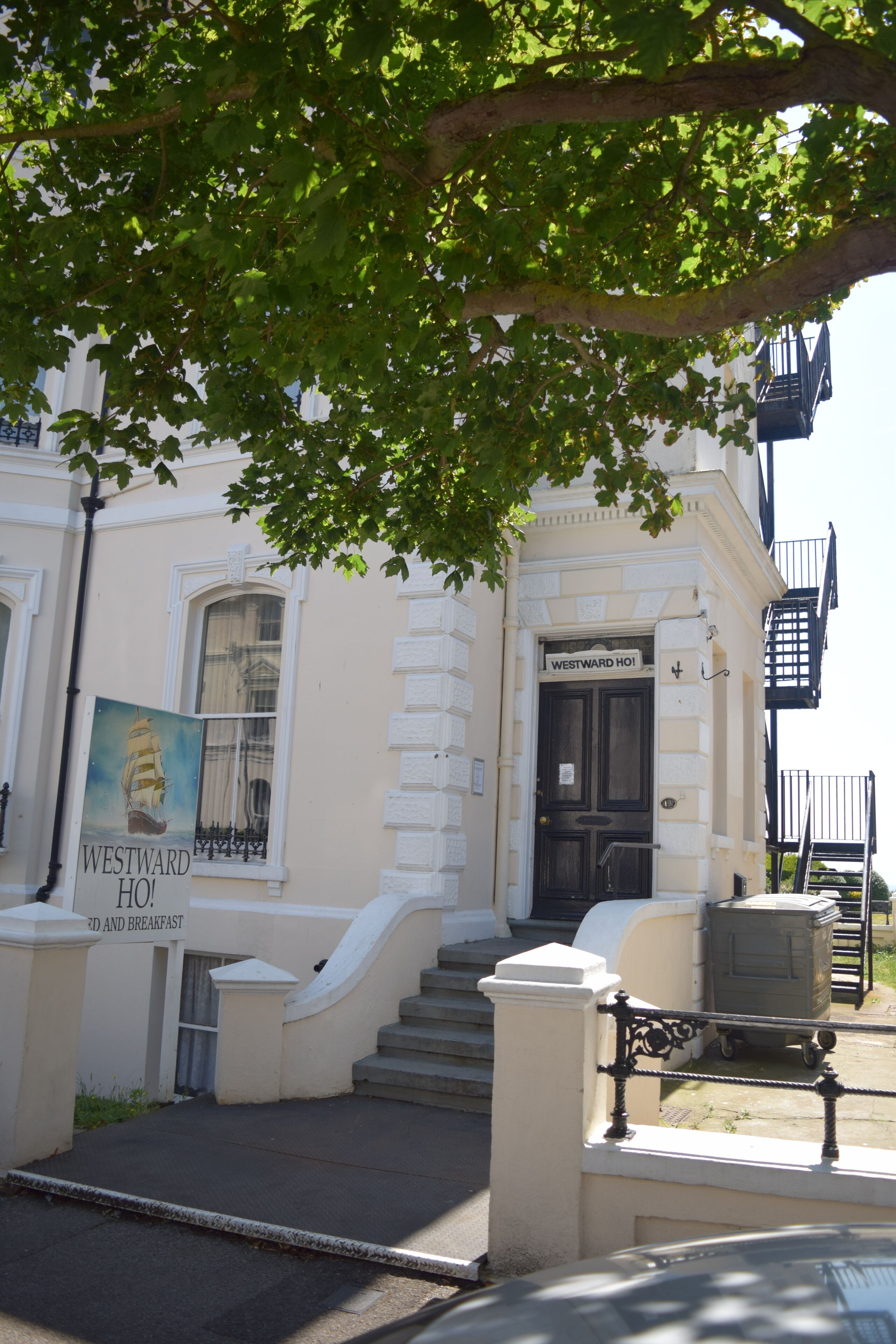 Fassade der Unterkunft