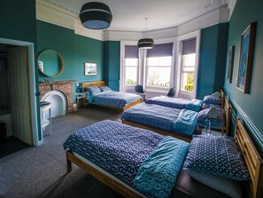 Family Room, Ensuite, Sea View | Iron/ironing board, cribs/infant beds, rollaway beds, free WiFi - Westward Ho Hotel (Folkestone)