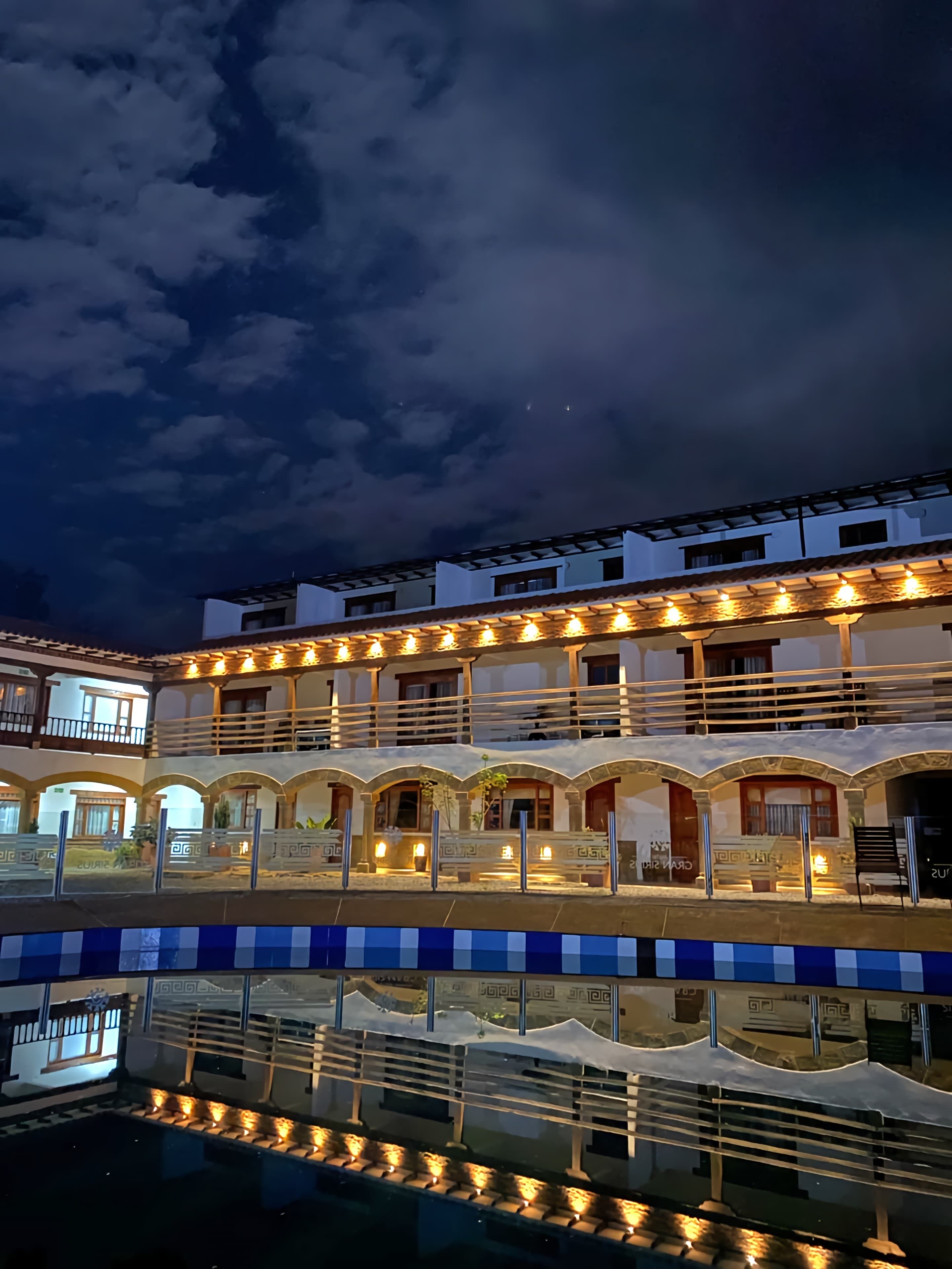 front of property – evening/night