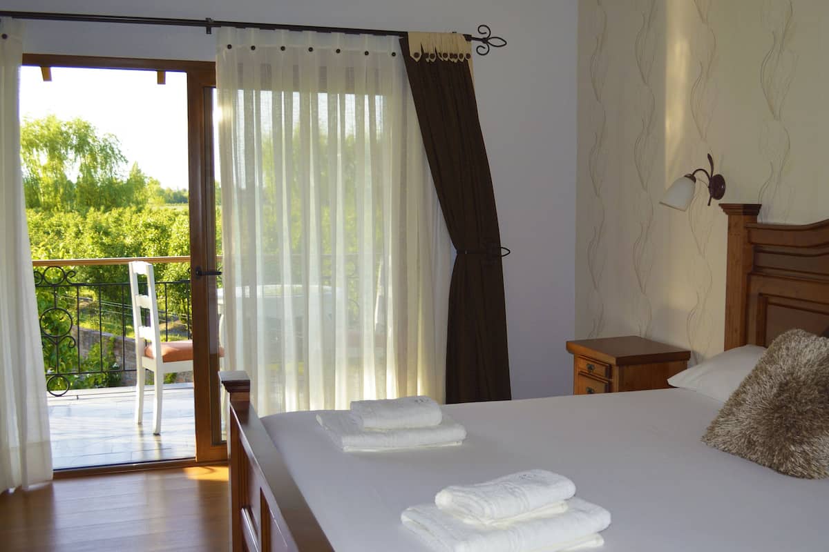 Panorama-Zimmer, Mehrere Betten, Balkon, Eckzimmer