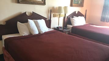 Standard Room, 2 Queen Beds, Non Smoking | Desk, free WiFi