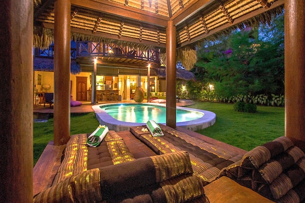 Front of property – evening/night