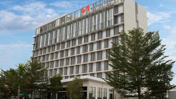 Framhlið gististaðar