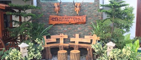 Façade de l’hébergement