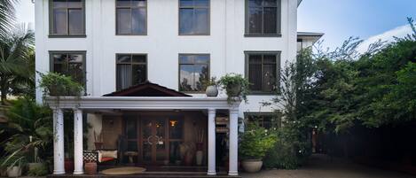 Voorkant van accommodatie