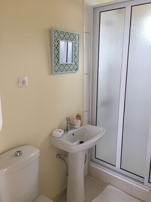 Deluxe Single Room | Bathroom | Shower, free toiletries, hair dryer, towels - Hotel Cruz Grande - BRAVA (Brava)