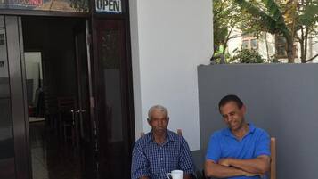 Breakfast, lunch, dinner served; local cuisine