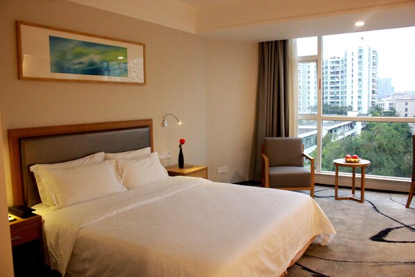 Minibar, desk, blackout curtains, free WiFi