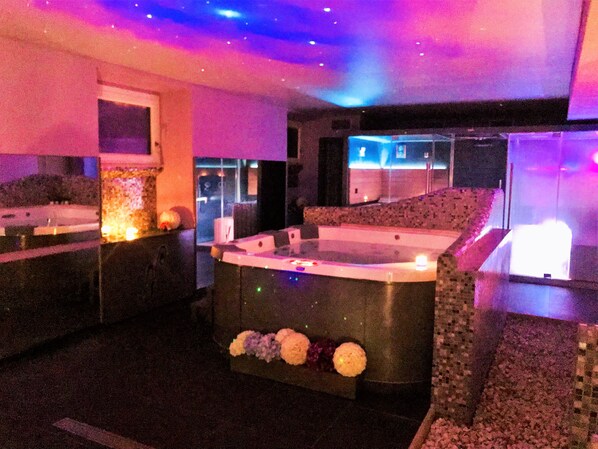 Couples treatment rooms, sauna, hot tub, steam room, Turkish bath - Astoria Hotel& Ninfea SPA (Fiuggi)