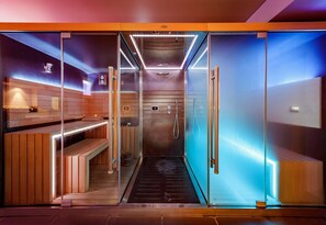 Couples treatment rooms, sauna, hot tub, steam room, Turkish bath - Astoria Hotel& Ninfea SPA (Fiuggi)