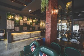 Sala de estar en el lobby