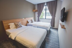 套房 (Twin) | 書桌、免費 Wi-Fi、床單