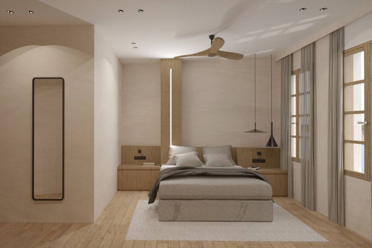 One-Bedroom Family Suite with Indoor Tub | Sengetøy av topp kvalitet, senger med overmadrass og safe på rommet