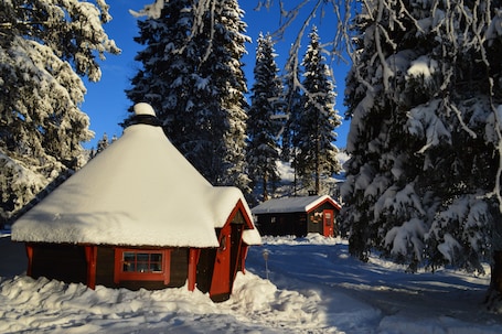 Área da propriedade. Trysil Motel & Vandrerhjem - Hostel