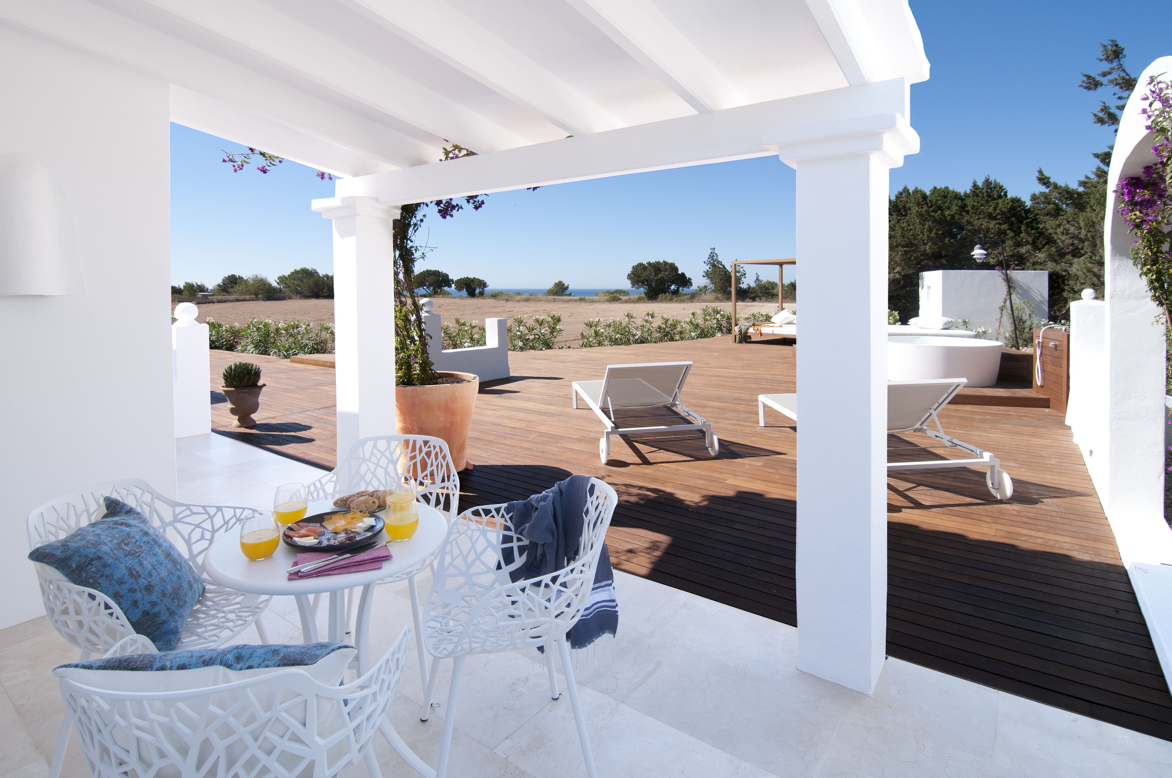 Grand villa, terras (hot tub) | Kameruitzicht