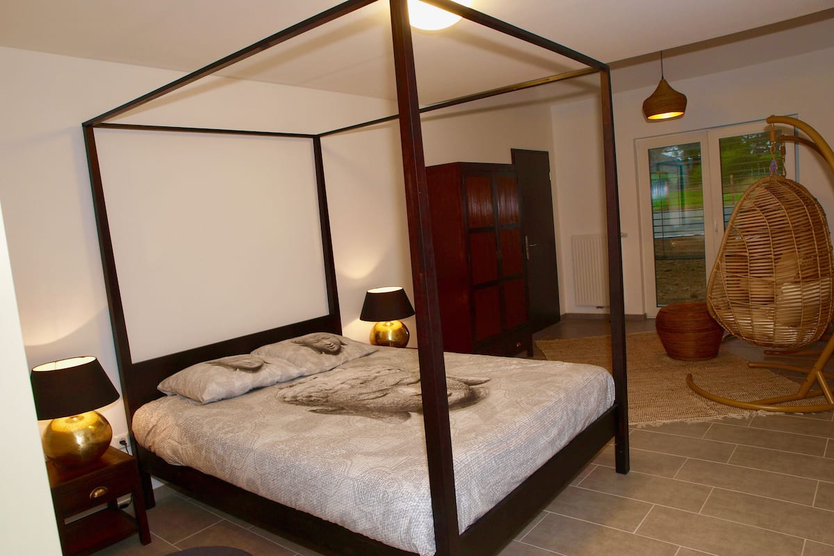 1 chambre, rideaux occultants, lits bébé (gratuits), Wi-Fi gratuit