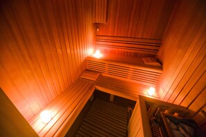 Sauna, hammam, soins corporels, enveloppements corporels