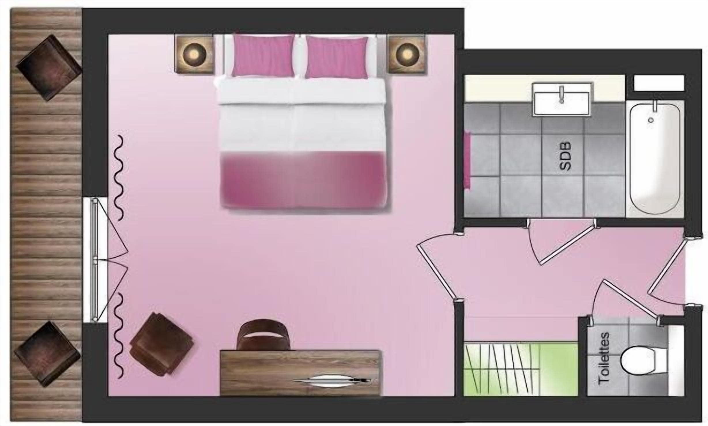 premium bedding, in-room safe, desk, iron/ironing board