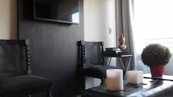 Standard Apartment, 2 Bedrooms | Living area | Flat-screen TV