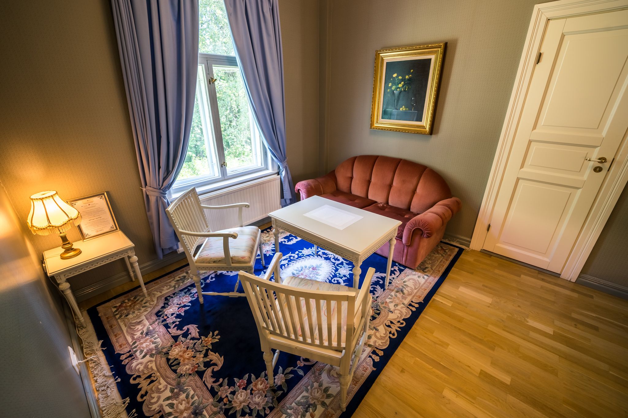 deluxe suite, sauna (manor house) | 1 bedroom, desk, iron/ironing board, free wifi