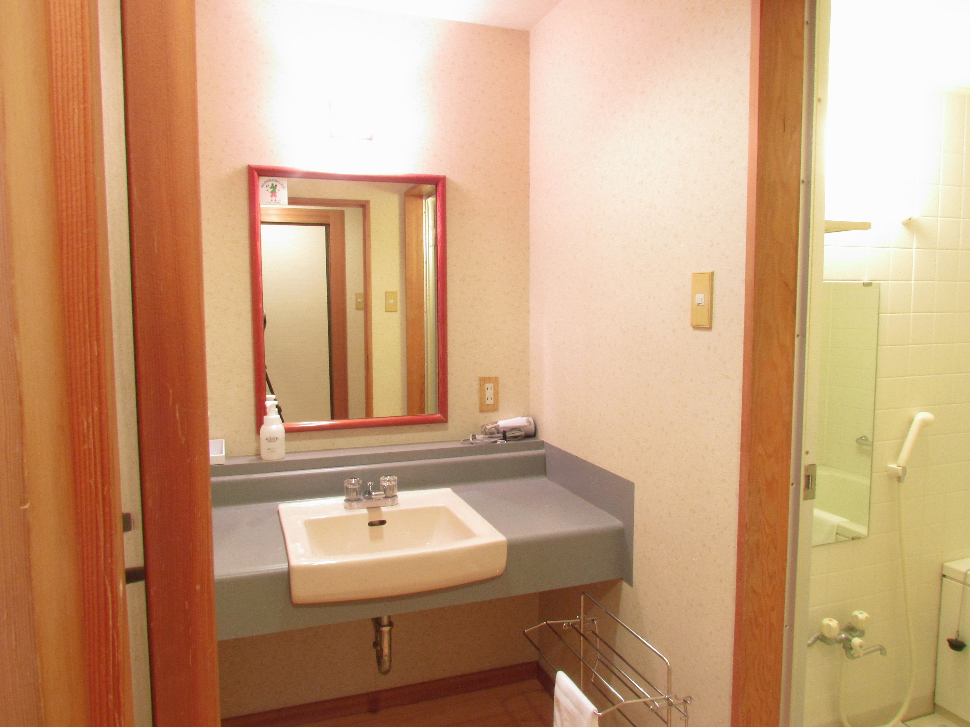 slippers, bidet, towels