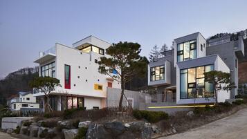 Front of property – evening/night