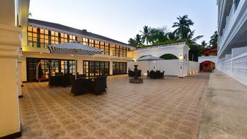 Front of property – evening/night