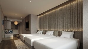 In-room safe, desk, free WiFi, bed sheets - Quintessa Hotel Osaka Bay (Osaka)