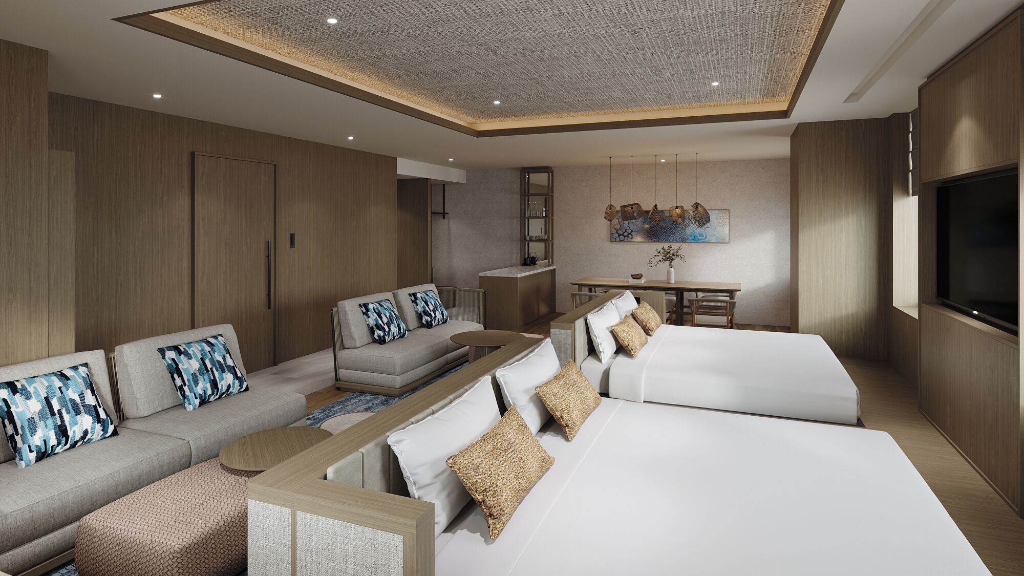 Coffres-forts dans les chambres, bureau, Wi-Fi gratuit, draps fournis