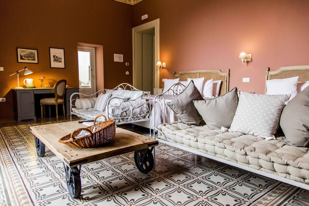 1 bedroom, down duvets, individually decorated, desk