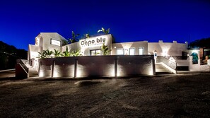 Front of property – evening/night