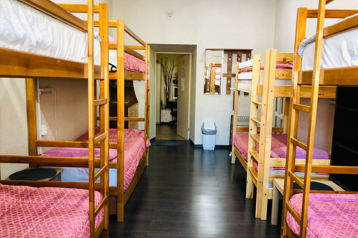 Gemeinsamer Schlafsaal, Nur Frauen (8 beds) | Hochwertige Bettwaren, Bügeleisen/Bügelbrett, kostenloses WLAN