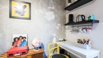 Studio | 1 Schlafzimmer, schallisolierte Zimmer, Bügeleisen/Bügelbrett