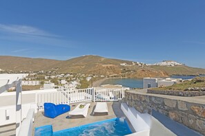 Outdoor pool, a rooftop pool