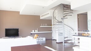 40-inch plasma TV with satellite channels, TV