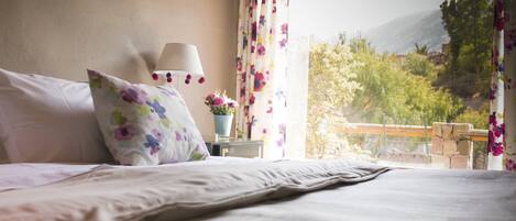 Dobbeltværelse - udsigt over vingård | Individuelt design, gratis Wi-Fi